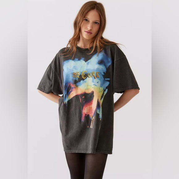 The Cure The Head on The Door Oversized T shirt Dress - Picture 1 of 5